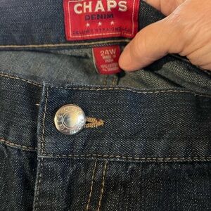 Chaps Women's Relaxed Jeans in Dark Blue